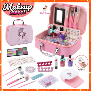 Bộ trang điểm cho bé gái đồ chơi makeup cao cấp có hơ móng cực xinh