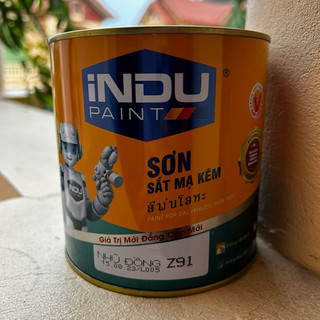 Sơn sắt mạ kẽm màu nhũ đồng 800ml tặng chổi sơn