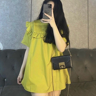 Áo Cổ Dập Ly Mặc Bầu Và Sau Sinh
