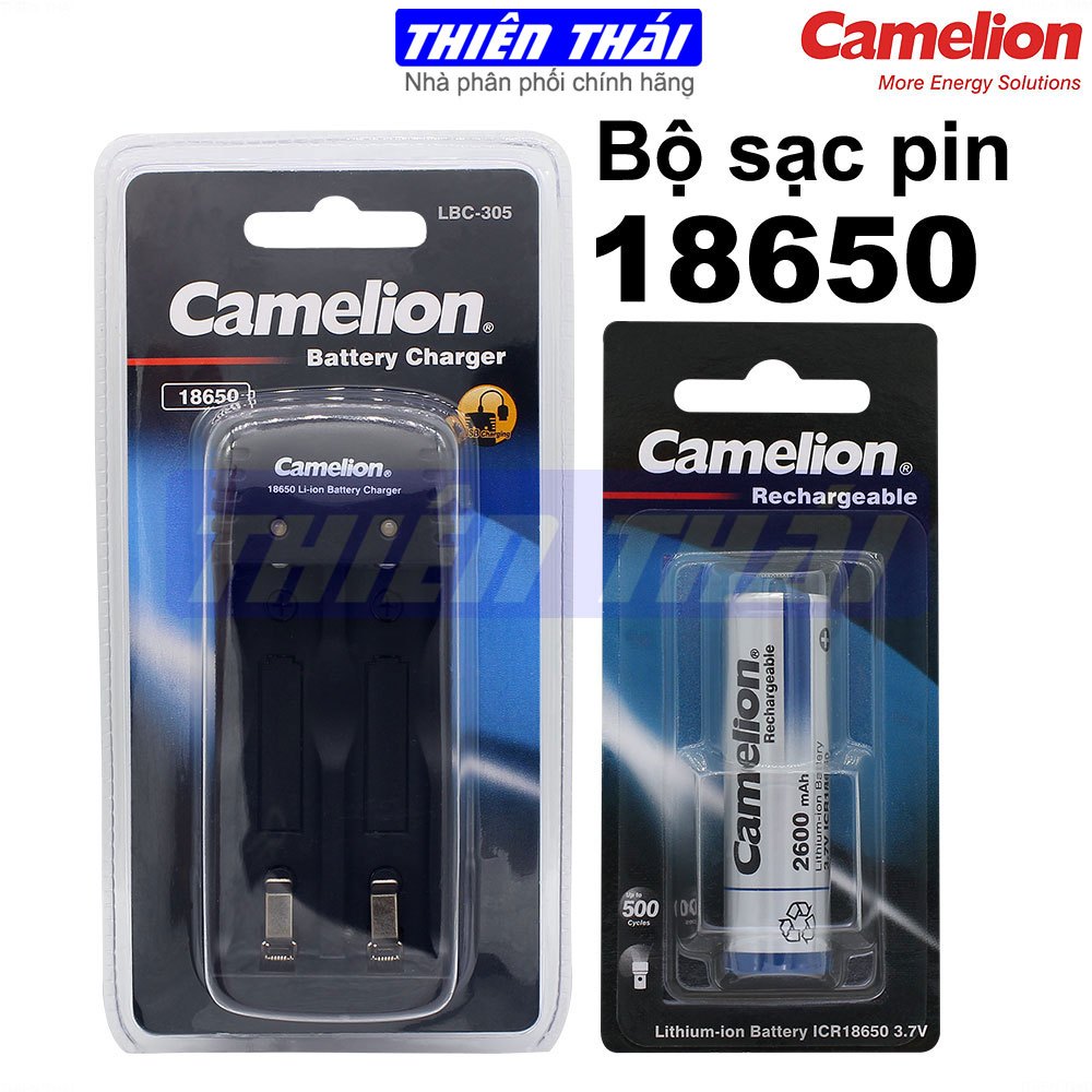 Bộ sạc LBC-305 Camelion(Chuyên Dùng cho pin 18650),pin sạc 18650 2200mAh,2600mAh,pin 3.7V(pin sạc đầ