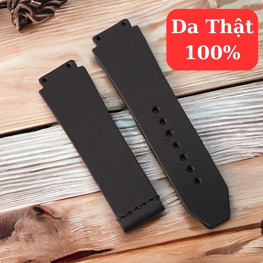 Dây đồng hồ cho H.U.B.L.O.T size 42,38,34 nam nữ làm thủ công, da thật H.U.B kèm tool thay dây HL1