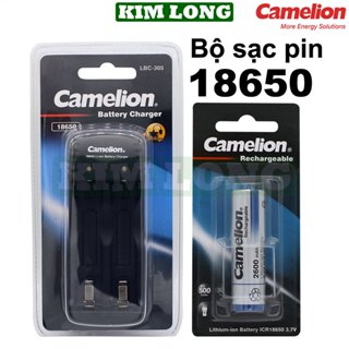  Bộ sạc LBC-305 Camelion Chuyên Dùng cho pin 18650 ,pin sạc 18650 2200mAh,2600mAh,pin 3.7V pin sạc đầy là 4.2.V  