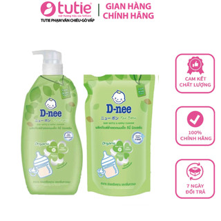 Dnee - Nước rửa bình sữa Dnee dạng bình 620ml và dạng túi 600ml