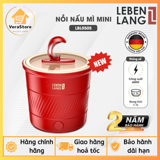 Nồi nấu mì, Cốc nấu mì đa năng Lebenlang LBL0505, Nồi nấu mì đa năng, Hàng chính hãng, Bảo hành 2 năm.