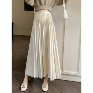 ( Ảnh thật ) 958 chân váy xếp ly cao cấp dài 85cm cạp chun