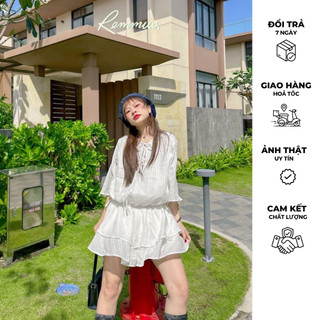 Soomin dress - Đầm đan dây trước ngực Remmus cho nữ