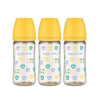 ( CHÍNH HÃNG ) Bình Sữa MOYUUM Hoạ Tiết Trái Tim More Love Hàn Quốc 170ml/270ml