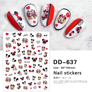 sticker chuột trang trí nail mã mới