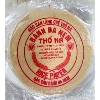 Bánh đa nem mộc/ Bánh tráng Thổ Hà loại dày dẻo 100 thếp 10 lá
