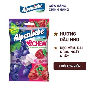 Kẹo Alpenliebe 2 chew vị dâu nho 87,5 g