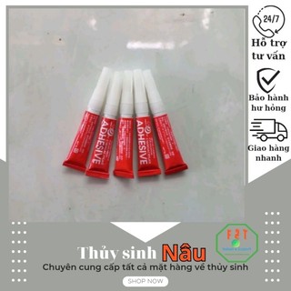 Keo dán rêu, keo dán cây thủy sinh, ráy, bucep, dương xỉ hiệu adhesive 1 tuýp p001