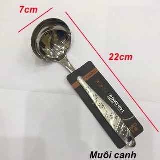 Vá múc canh inox, mui múc canh inox