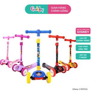 Xe Trượt Scooter Mesuca Nhân vật Hoạt Hình Disney Superwing, Spider Man,Iron Man, Frozen, Sofia, Mickey, Princess