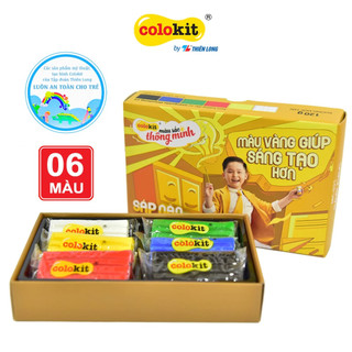 Đất nặn thiên long mc 021 6 màu mc 022 12 màu - camshop