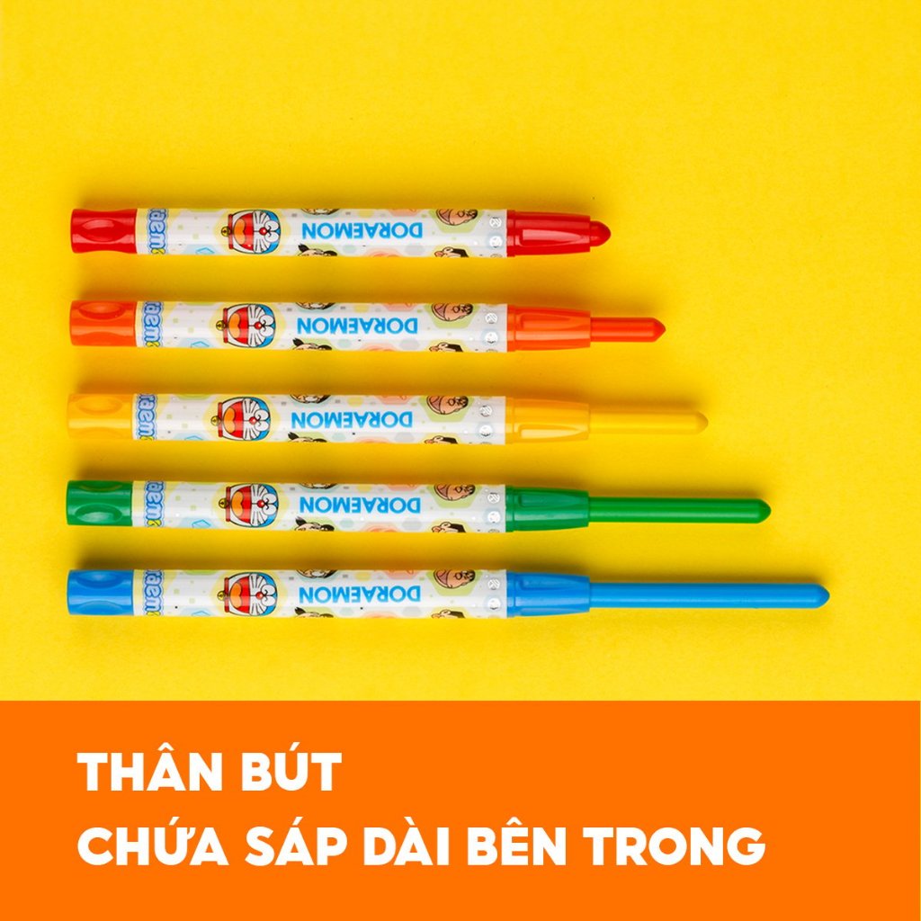 Sáp Màu Vặn TCR09/DO 24 Màu Thiên Long - Camshop