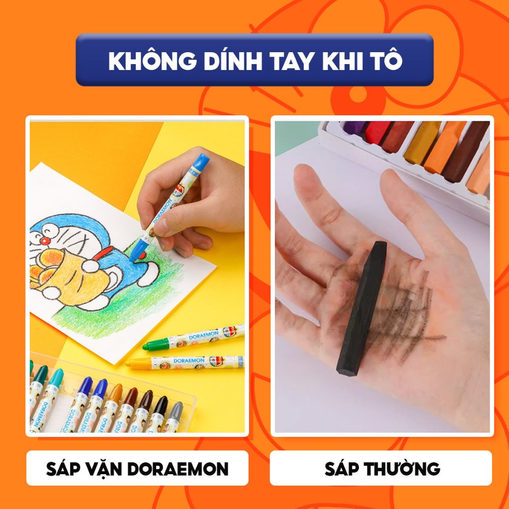 Sáp Màu Vặn TCR09/DO 24 Màu Thiên Long - Camshop