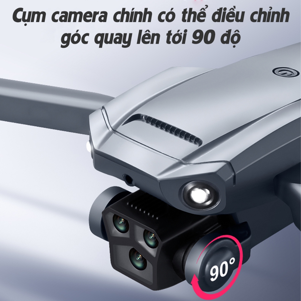 Flycam giá rẻ, Drone KS11 tốt hơn P9 Pro - Động cơ không chổi than, Flycam điều khiển từ xa 2 camera 4K HD | BigBuy360 - bigbuy360.vn
