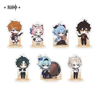 Key Standee Huy hiệu badge chibi concert Genshin Impact