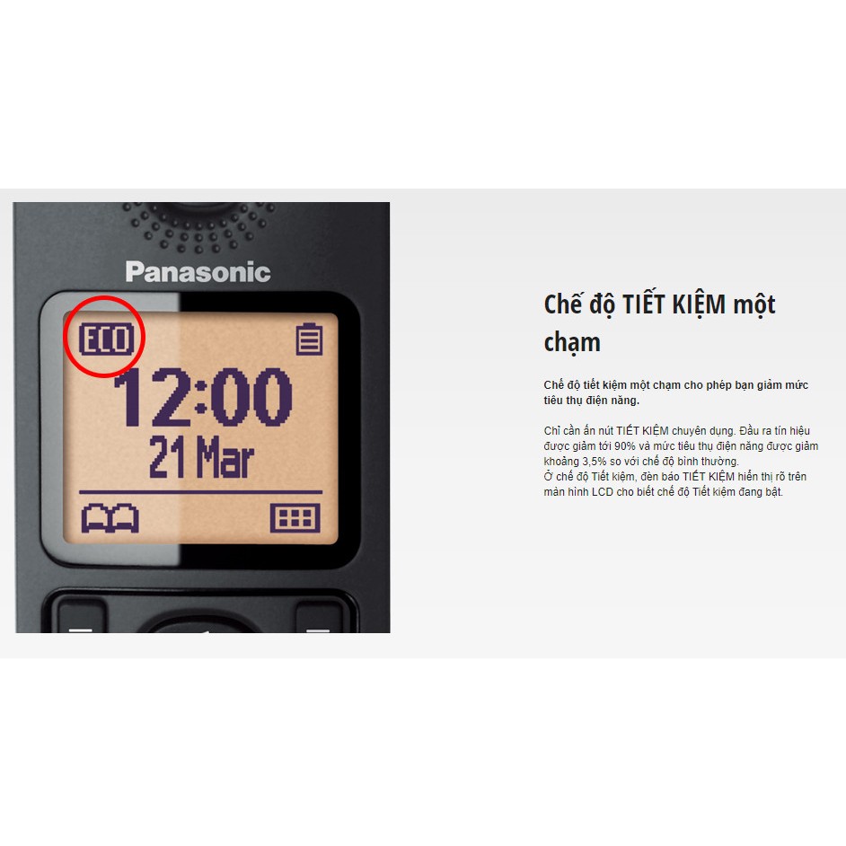 Điện thoại bàn không dây Panasonic KX-TGC313