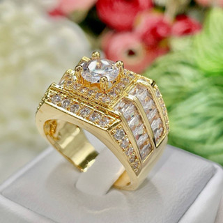  Nhẫn Nam Lk01 Mạ Vàng Mạ 18k Có Lót Lòng Bền Đẹp Sang Trọng Lịch Lãm 