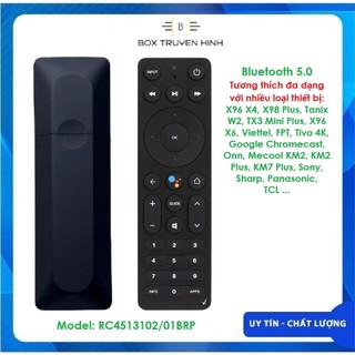 Điều khiển giọng nói Voice Bluetooth Stream TV Voice Remote, giọng nói nhạy, pin bền