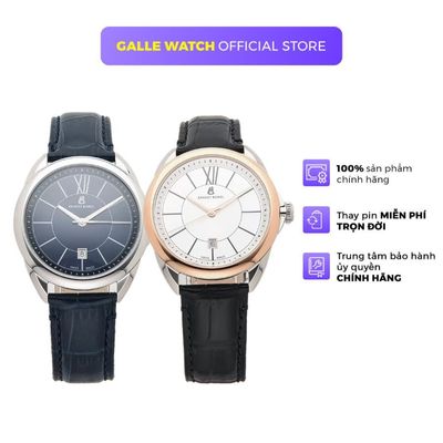 Đồng hồ nam Ernest Borel E0402G0 phong cách thanh lịch, thời trang, chống nước 3ATM, dây da đeo tay cao cấp
