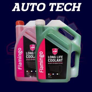 Nước làm mát động cơ ô tô màu xanh Flamingo F078 5 lít - Hãng Phân Phối Chính Thức