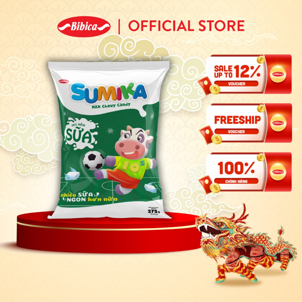 Kẹo Mềm Sumika Sữa Bibica 275g