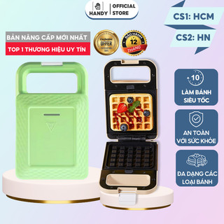 Máy Làm Sandwich DELADEP, Máy Kẹp Bánh Mì, Hamburger, Rán Trứng Nướng Nhanh Chóng 2 Mặt Chống Dính Cao Cấp Tiện Lợi