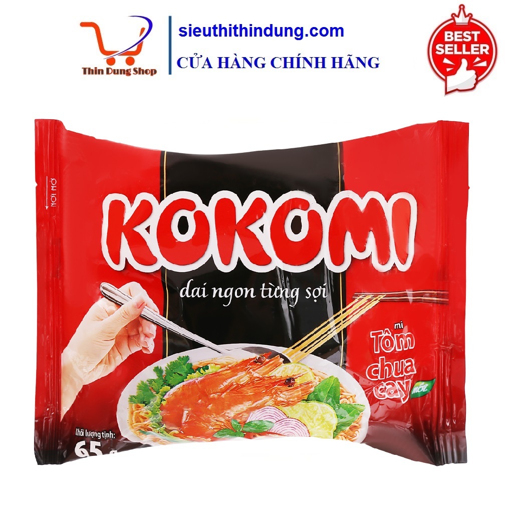 Mì Kokomi tôm chua cay 65g
