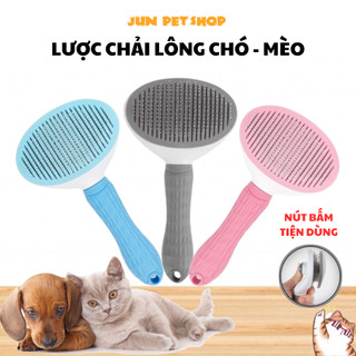 Phụ Kiện Cho Mèo, Lược Chải Lông Cho Mèo Có Nút Bấm