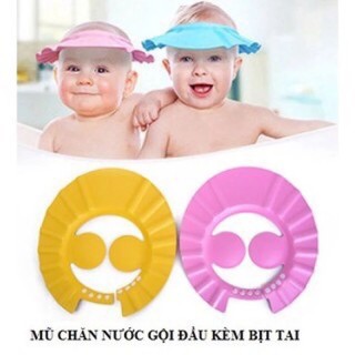 Mủ gội đầu chắn nước cho bé