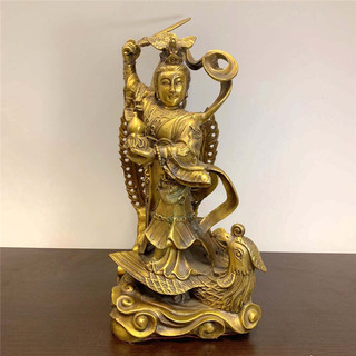 Tượng đồng Cửu Thiên Huyền Nữ cao 30cm