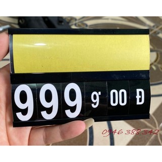 Bảng giá siêu thị dạng cài, bảng hiển thị giá, bảng giá nhựa