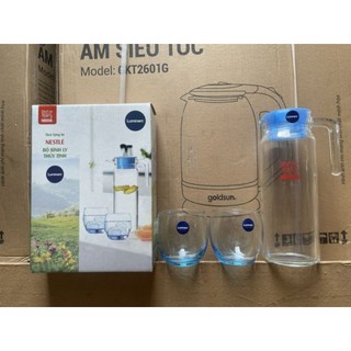 Set bình kèm ly thủy tinh Luminarc (Quà tặng Nestle)