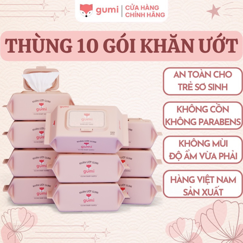 Khăn giấy ướt Gumi