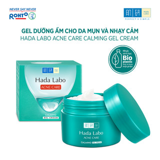 Gel dưỡng ẩm cho da mụn, nhạy cảm Hada Labo Acne Care Calming Gel Cream 50g