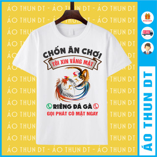 BST Áo thun đam mê chọi gà, đá gà, áo thun nam nữ độc lạ
