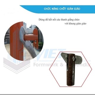 Chốt giàn giáo, lông đền giàn giáo, combo