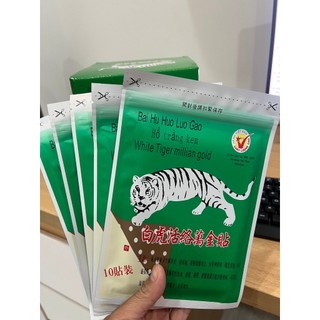 Cao dán Bạch Hổ hoạt lạc cao 1 hộp 20 túi