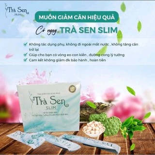 Trà giảm cân _ Trà Sen Slim giảm nhanh an toàn hộp 30 gói