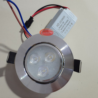 Đèn led âm trần 3W H2 lỗ khoét 65mm chiếu điểm