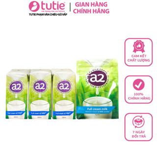A2 - sữa a2 nguyên kem full cream milk của úc dạng nước & dạng bột