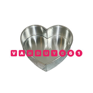Khuôn tim đáy rời size 18 cm