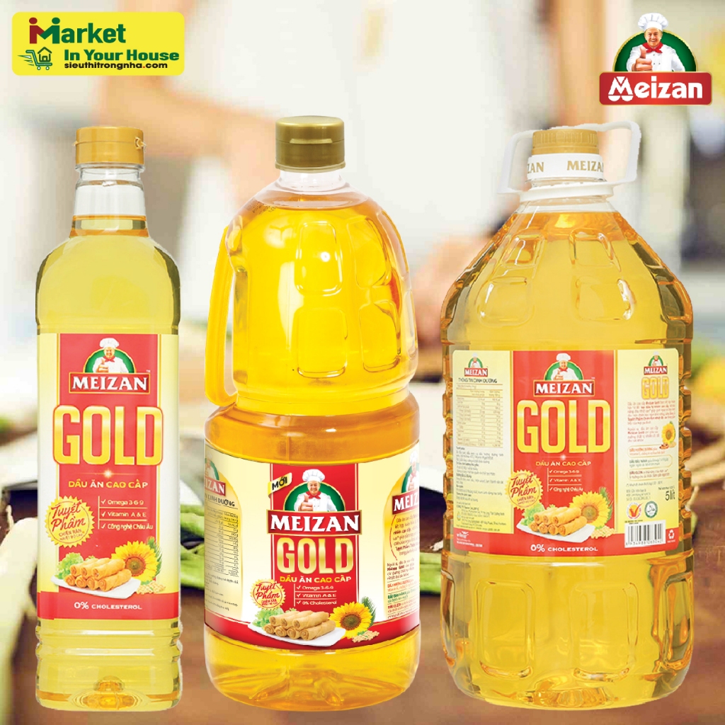 Dầu ăn cao cấp Meizan Gold
