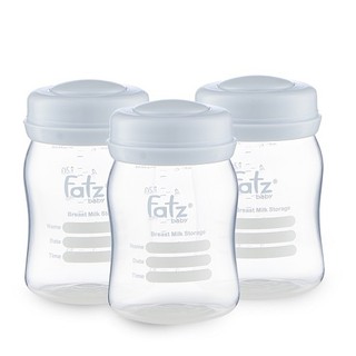 Bộ 3 bình trữ sữa cổ rộng Fatz Baby 150ml cho bé