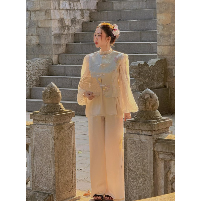 Set pháp phục 𝐍𝐆𝐎̣𝐂 𝐇𝐎𝐀 𝐀𝐒𝐇𝐘𝐋𝐄𝐘