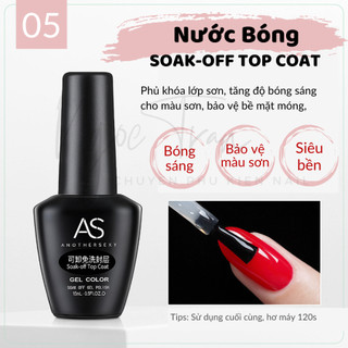 SOAK-OFF TOP COAT | Nước Bóng Sơn Gel | Chai Chức Năng