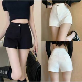Quần short nữ lưng cao chất umi cao cấp khoá trước 2 túi sau dáng ngắn siêu Hot_988