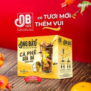 Cà phê sữa đá ông bầu mới hộp 240g/10 gói *24g | date 08-10/2025